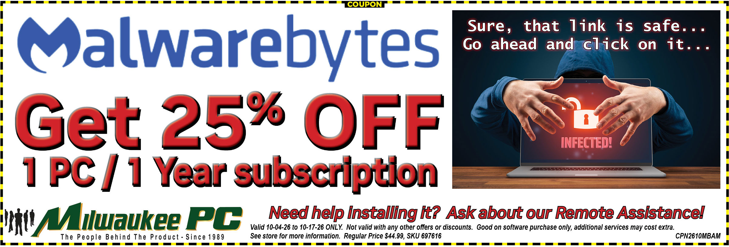 SAVE on Malwarebytes